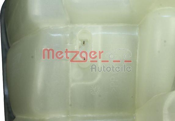 Vase d'expansion, liquide de refroidissement (Réservoir liquide de refroidissement) METZGER ref. 2140156